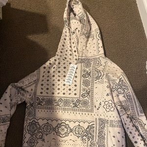 Urban outfitters bdg bandana hoodie sweatshirt